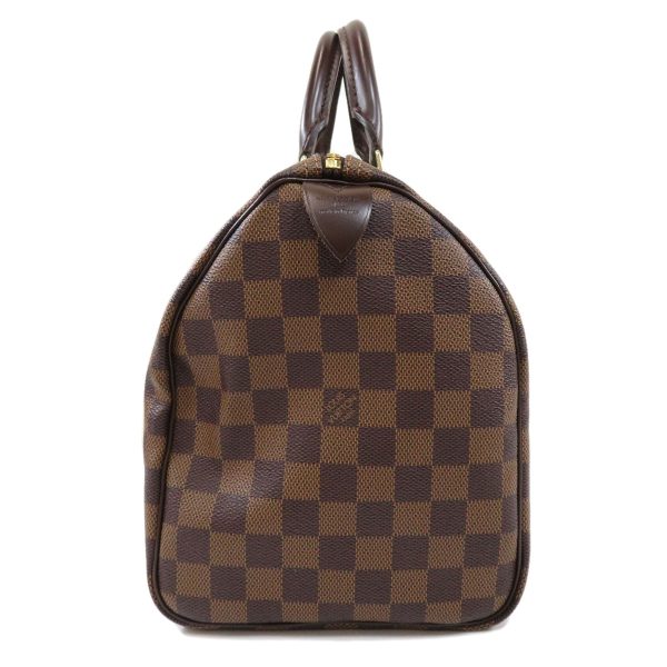 3 Louis Vuitton Speedy 30 Damier Ebene Handbag Damier Canvas