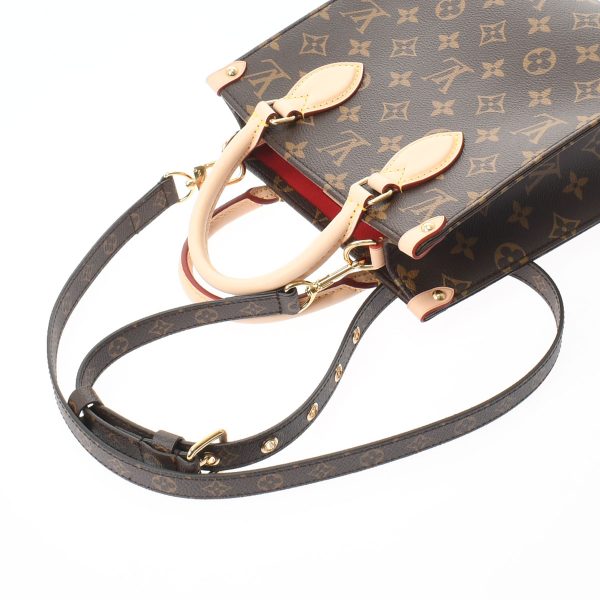 3 Louis Vuitton Sac Plat BB Brown Monogram Canvas Tote Bag