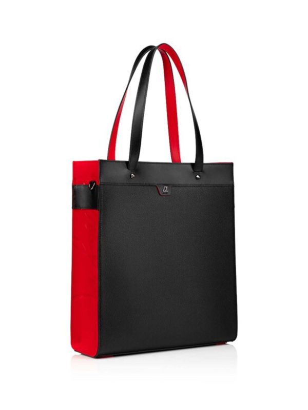 3d0a7ba635d3512 ia 2 Christian Louboutin Tote Bag Black Red Leather