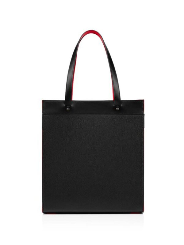 3d0a7ba635d3512 ia 3 Christian Louboutin Tote Bag Black Red Leather