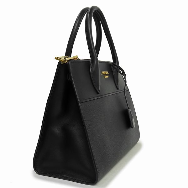 4 Prada Paradigm Bag Saffiano City Calf Leather Nero Black