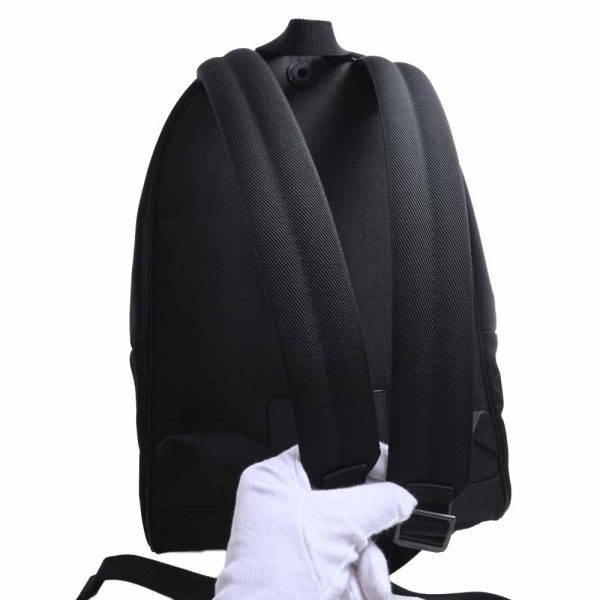 4 Saint Laurent Nylon Backpack Rucksack Black