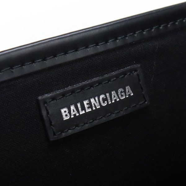 4 Balenciaga Cabas S Tote Bag Canvas Navy