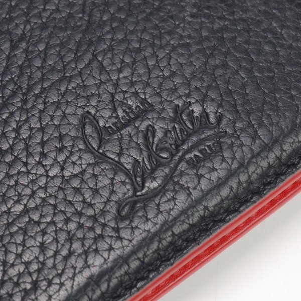 4 Christian Louboutin Vertical Card Case Black