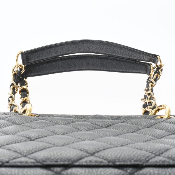 4 Chanel Matelasse GST Blackgold Hardware Caviar Skin Tote Bag