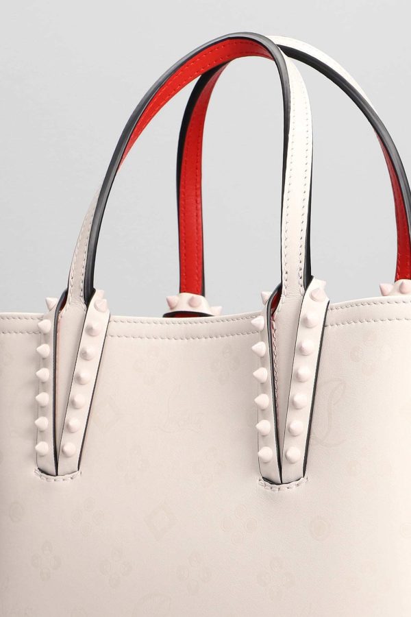 4 Christian Louboutin Tote Bag White Red