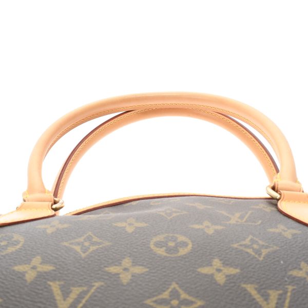 4 Louis Vuitton Lockit Brown Monogram Canvas Handbag