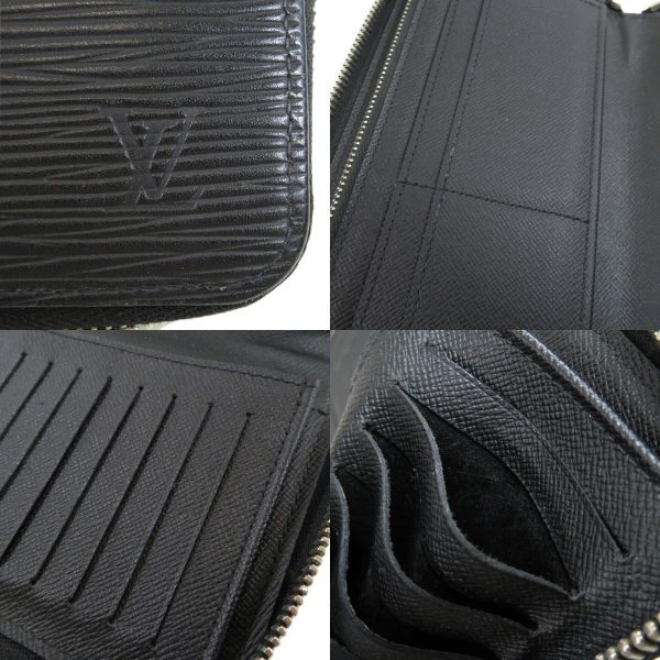 4 Louis Vuitton Zippy Wallet Vertical Epi Long Wallet With Coin Purse Epi Leather