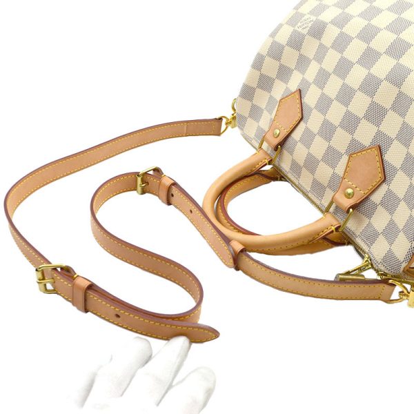 4 Louis Vuitton Speedy Bandouliere 25 Damier Azur