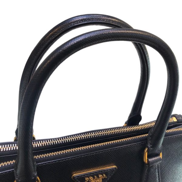 4 Prada Galleria 2way Handbag Black