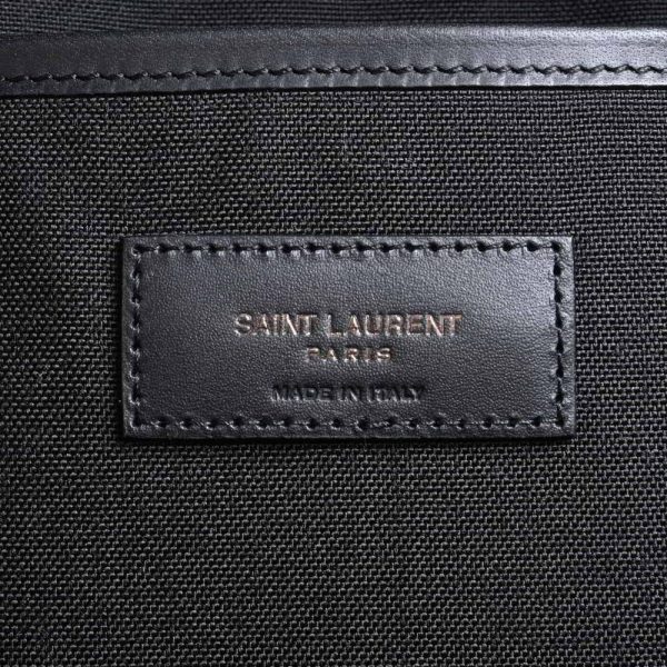 5 Saint Laurent Nylon Backpack Rucksack Black