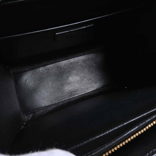 5 Saint Laurent Leather Small 2way Handbag Black