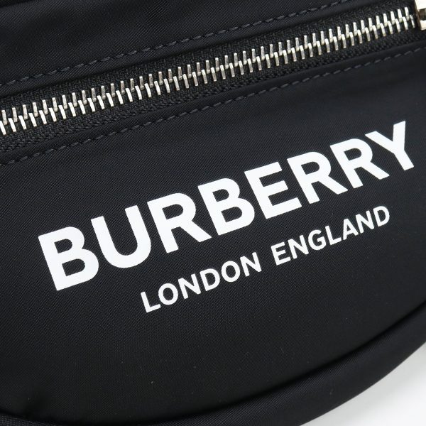 5 Burberry Waist Bag Nylon Black