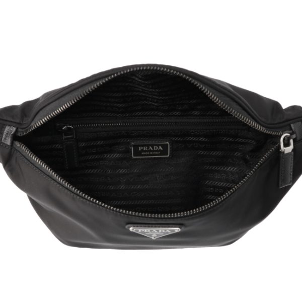 5 Prada Eco Nylon Body Bag belt Bag Nero Black