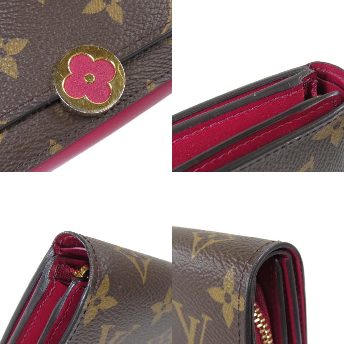 Louis Vuitton Portefeuille Flor Compact Monogram Bifold Wallet With Coin Purse Monogram Canvas - Image 6