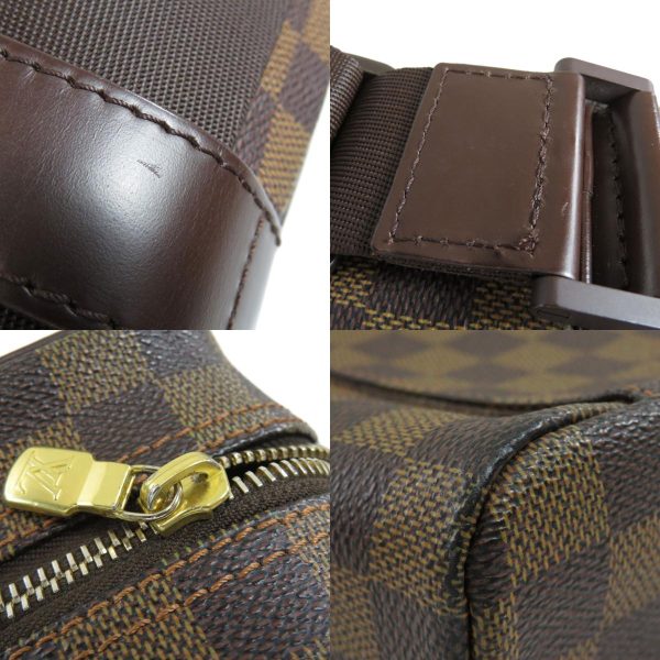 6 Louis Vuitton Olaf PM Damier Ebene Shoulder Bag Damier Canvas