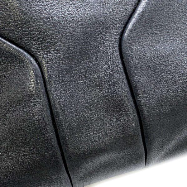 6 Yves Saint Laurent Shoulder Bag Leather Black