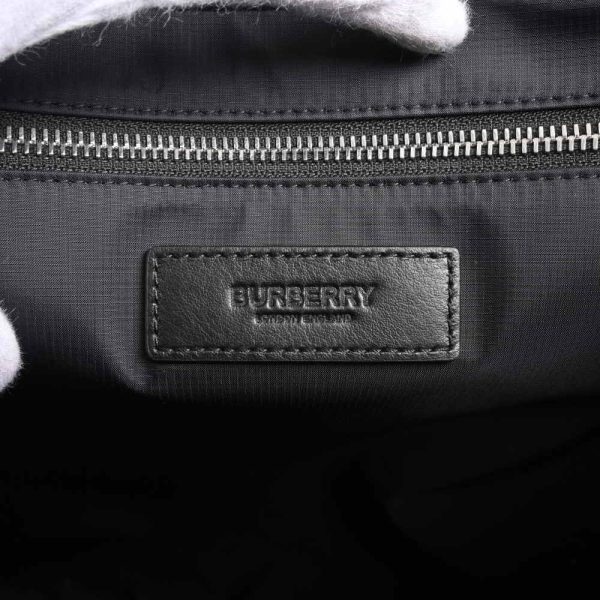 6 Burberry Nylon Logo Shoulder Bag Black