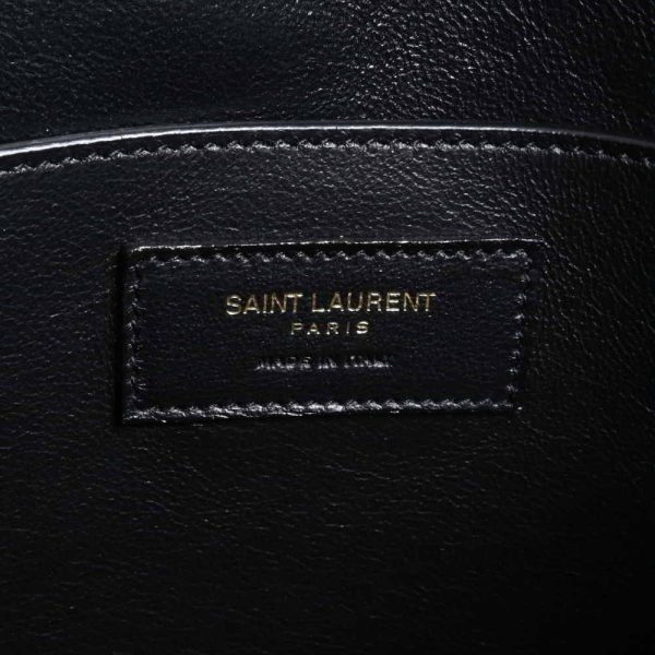 6 Saint Laurent Leather Small 2way Handbag Black