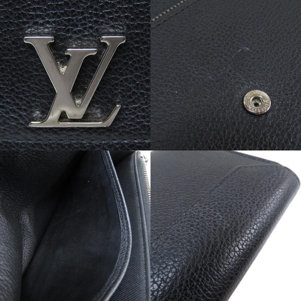 6 Louis Vuitton Portefeuille Lock Me 2 Long Wallet With Coin Purse Calf