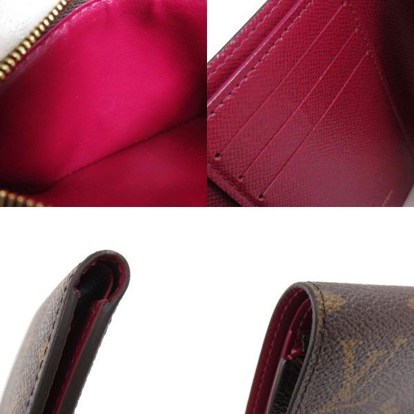 6 Louis Vuitton Portefeuille Victorine Fuchsia Monogram Bifold Wallet Purse Monogram Canvas