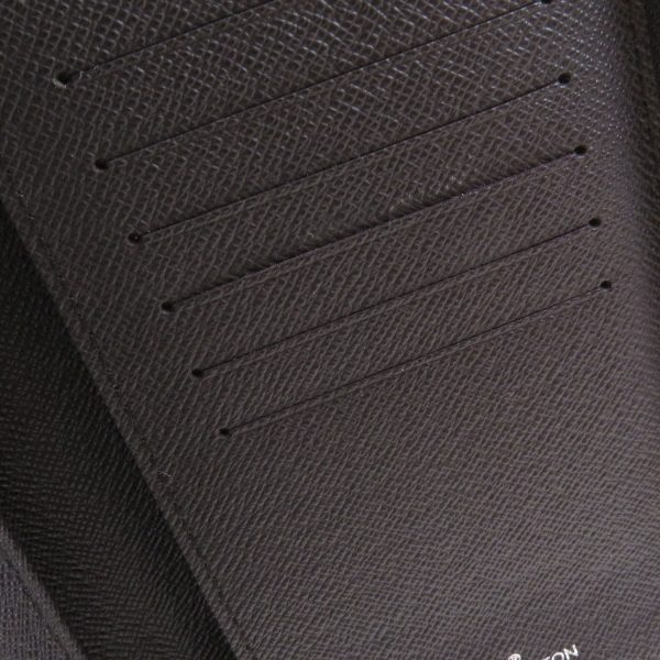 6 Louis Vuitton Zippy Wallet Vertical Damier Ebene Long Wallet With Coin Purse Damier Canvas