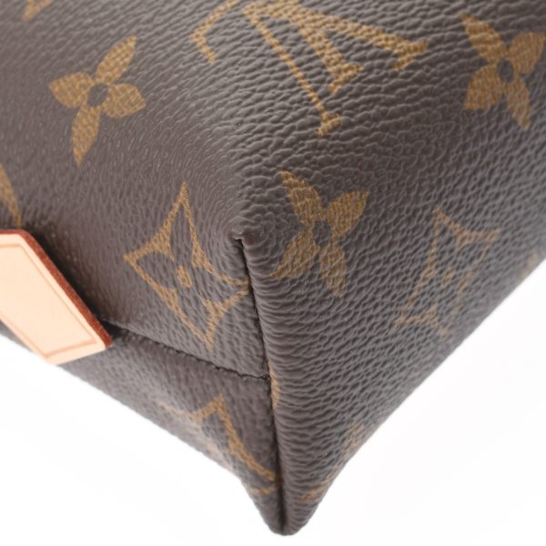 6 Louis Vuitton Pochette Cosmetic MM Brown Monogram Canvas Pouch