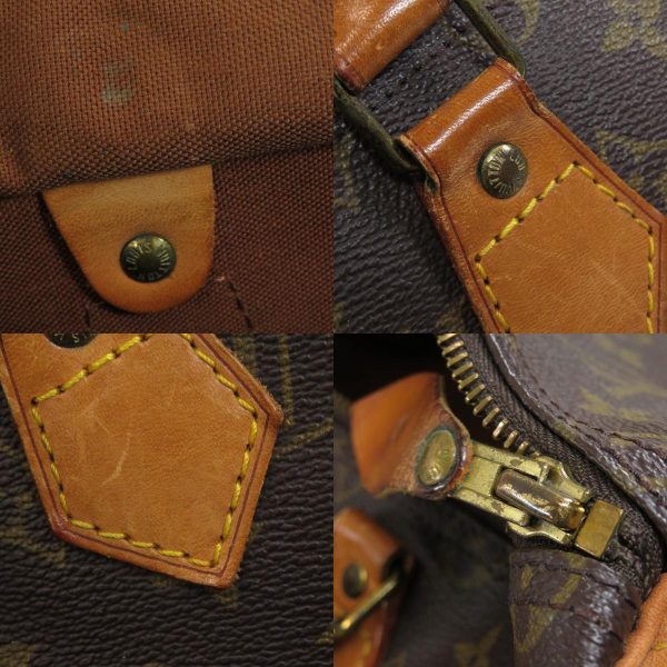 6 Louis Vuitton Speedy 35 Monogram Boston Bag Monogram Canvas