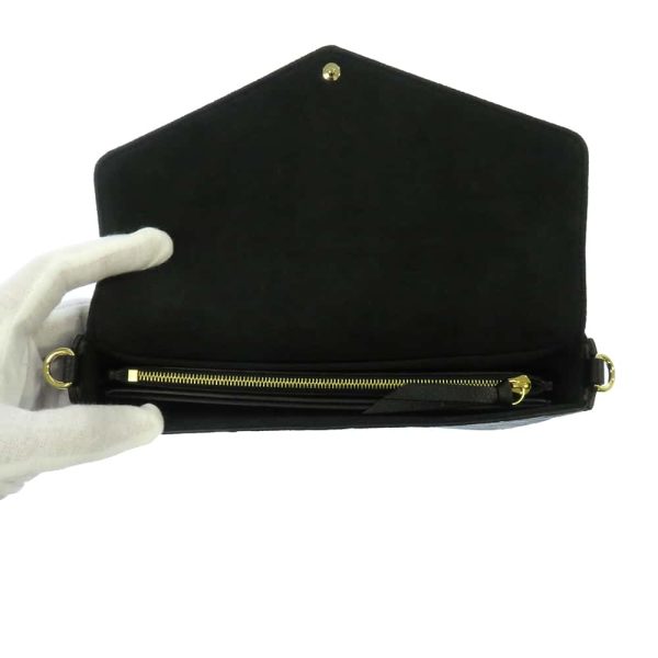 6 Louis Vuitton Empreinte Pochette Félicie Black