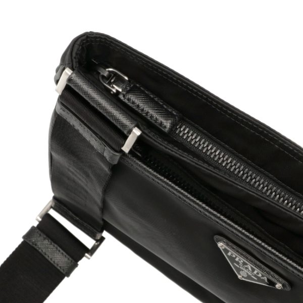 7 Prada Eco Nylon Shoulder Bag Nero Black