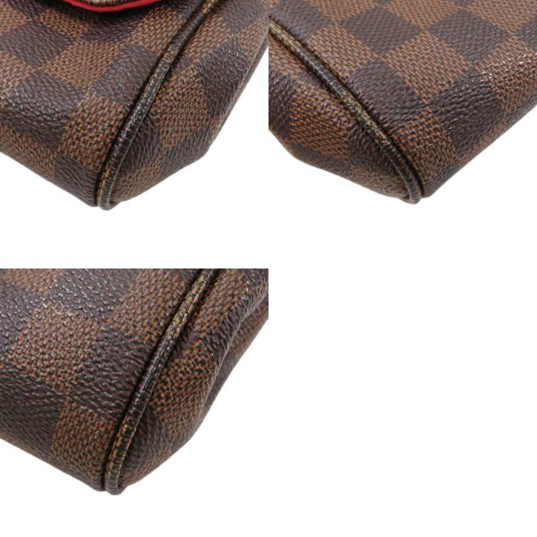 7 Louis Vuitton Favorite MM Damier Ebene Shoulder Bag Damier Canvas