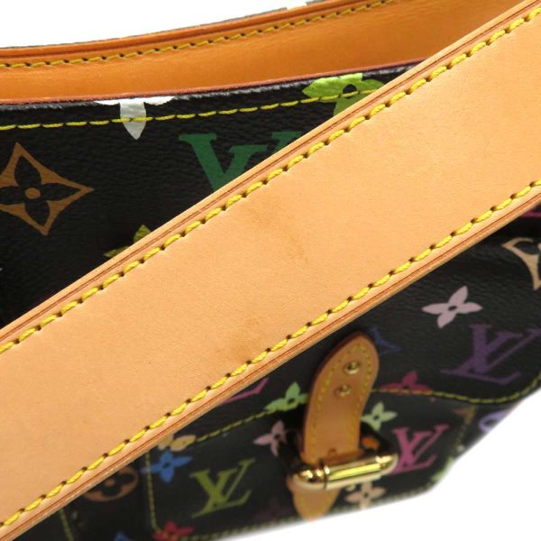 7 Louis Vuitton Shoulder Bag Monogram Multicolor GM Black