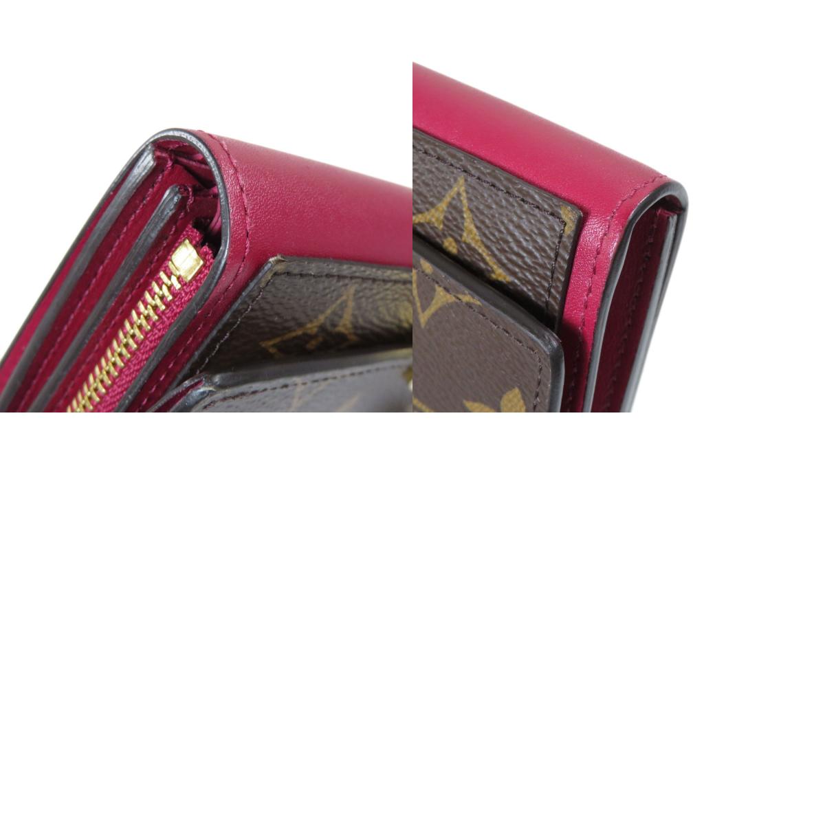 Louis Vuitton Portefeuille Flor Compact Monogram Bifold Wallet With Coin Purse Monogram Canvas - Image 7