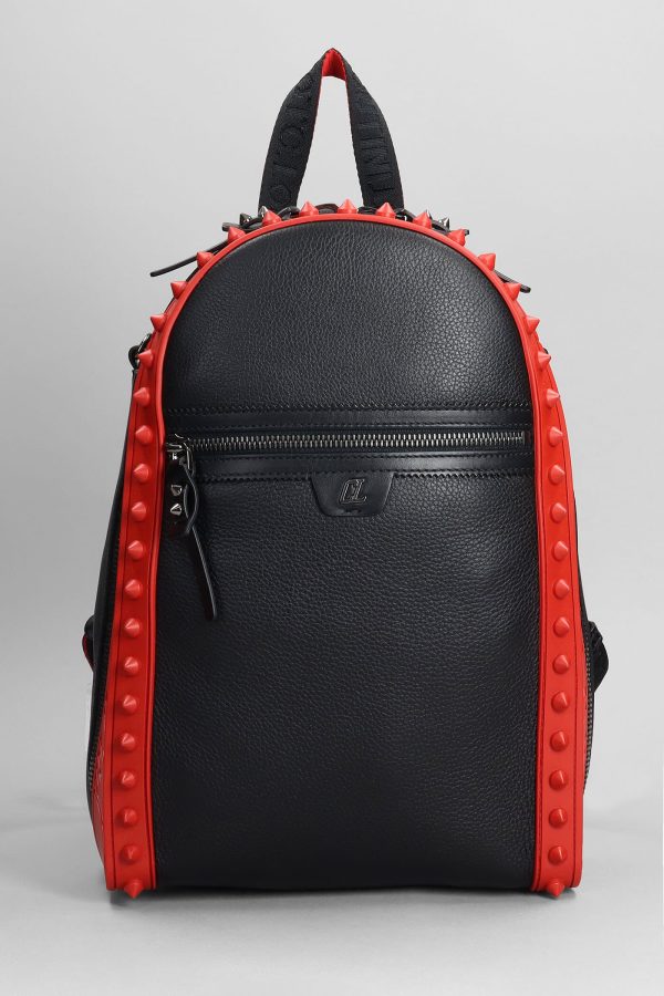 7f7989402a53b7e ia 1 Christian Louboutin Black Backpack Leather