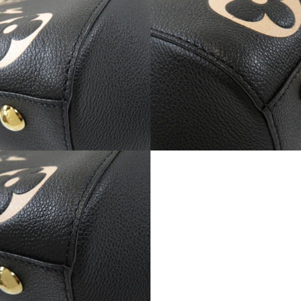 8 Louis Vuitton Montaigne MM Noir Handbag Empreinte