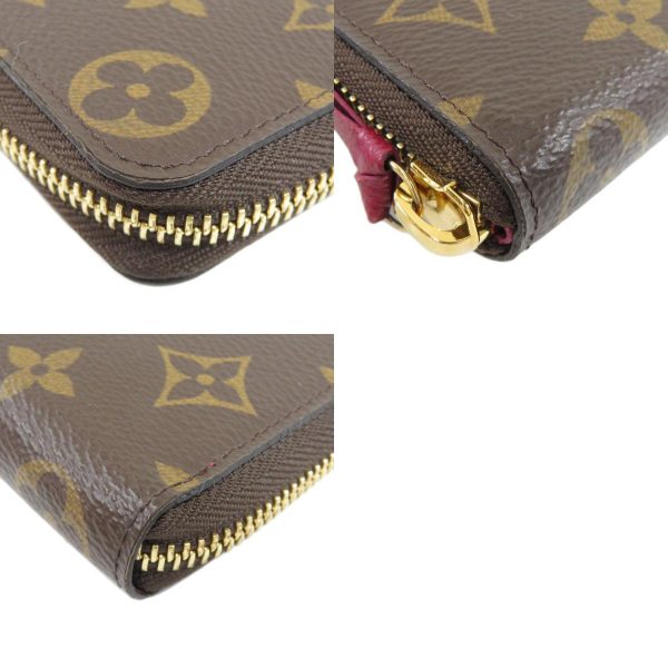 8 Louis Vuitton Portefeuille Clemence Monogram Fuchsia Long Wallet With Coin Purse