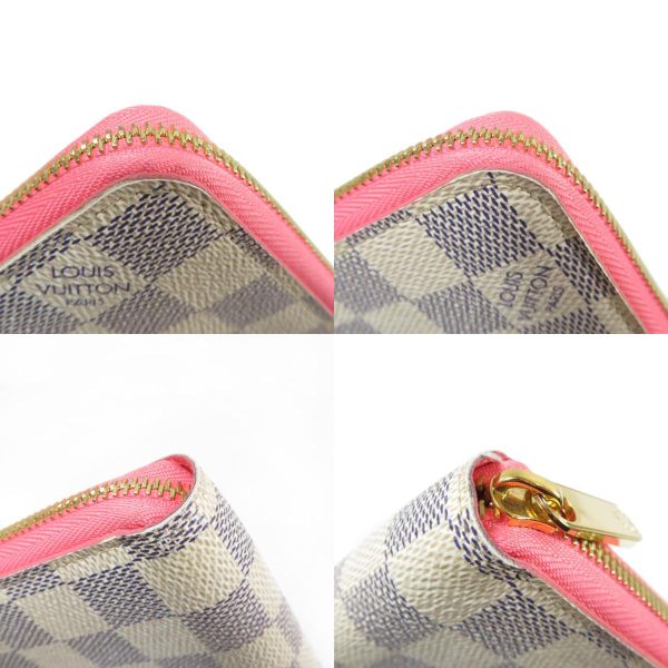 8 Louis Vuitton Zippy Wallet Damier Azur Long Wallet With Coin Purse Damier Canvas