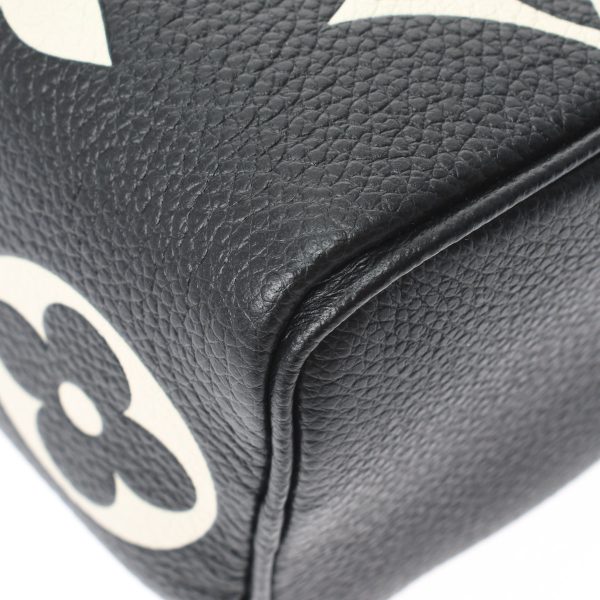 8 Louis Vuitton Empreinte Bicolor Nano Speedy Black Beige Leather Shoulder Bag