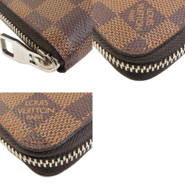 8 Louis Vuitton Zippy Wallet Vertical Damier Ebene Long Wallet With Coin Purse