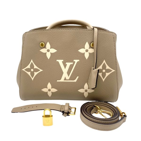 8 Louis Vuitton Montaigne BB Gold Empreinte Tourtelle Crème