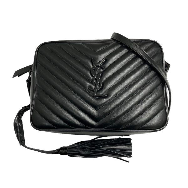 8004000955294 1 Saint Laurent Paris Lou Camera Shoulder Bag Black