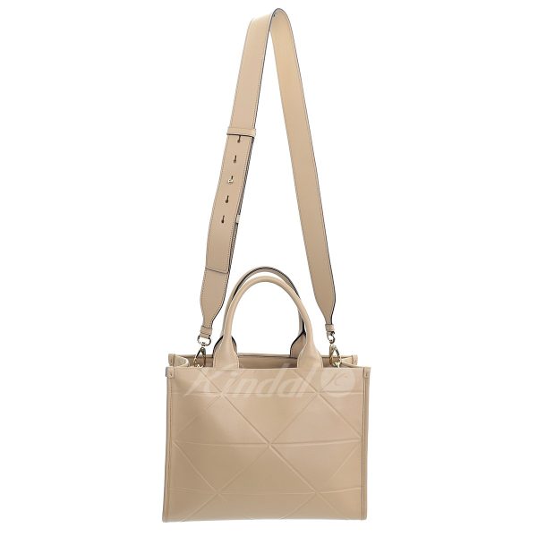 8015000590439 8 Prada Soft Calf Medium 2way Tote Bag Beige