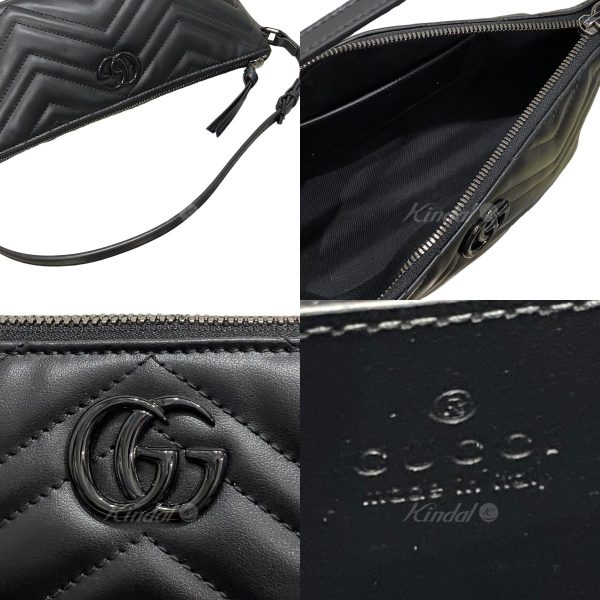 8045000705410 3 Gucci GG Marmont Small Bag Black Leather