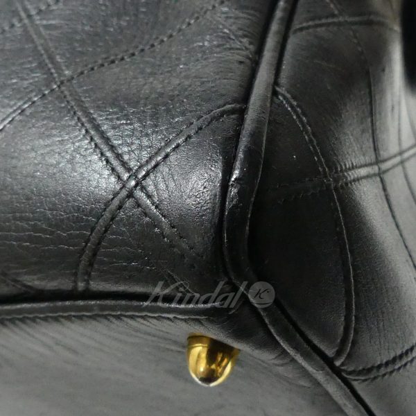 8081000041684 10 Chanel Bicolor Coco Mark 2way Leather Shoulder Hand Boston Bag