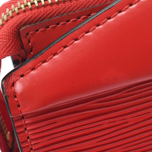 9 Louis Vuitton Epi Riviera Castilian Red Epi Leather Handbag