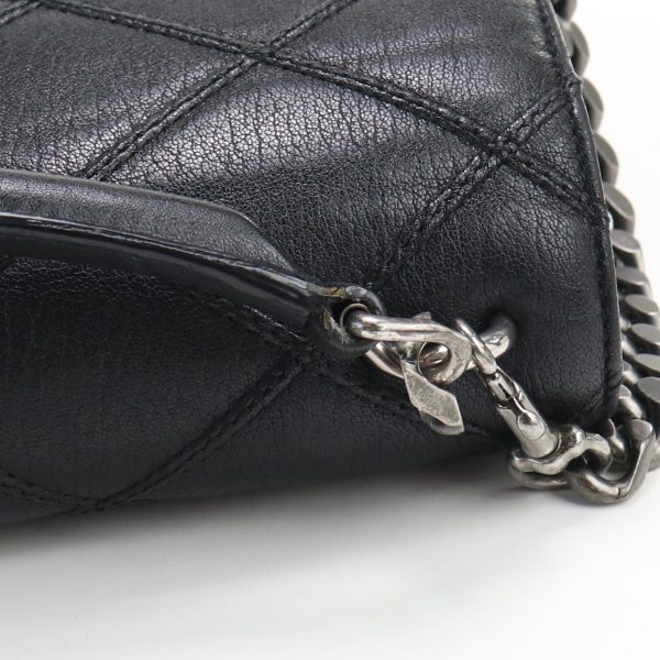 usdsl61291011 12 Saint Laurent 2way Chain Shoulder Handbag Leather