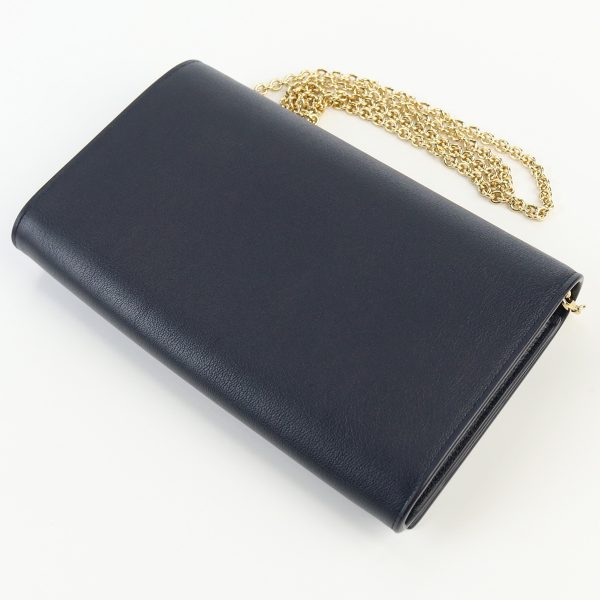 usdsl63985011 2 Saint Laurent Chain Wallet Leather Black