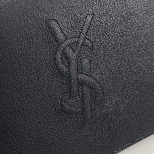 usdsl63985011 7 Saint Laurent Chain Wallet Leather Black