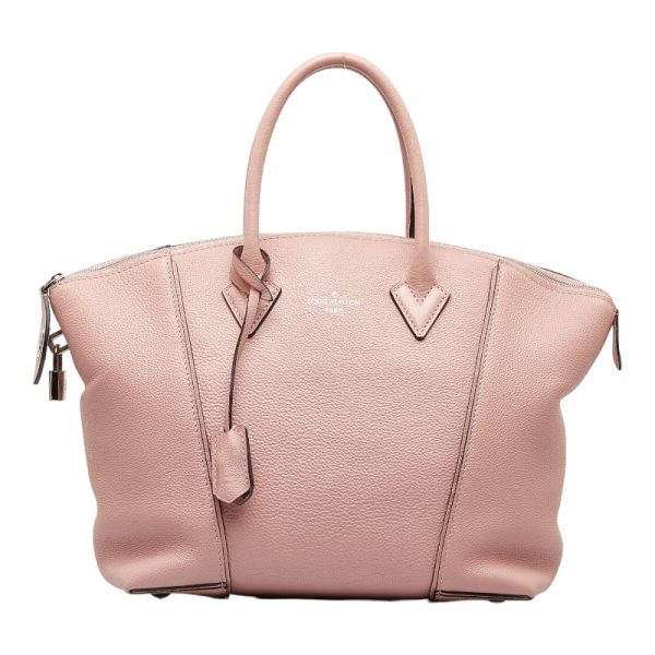 1 0110529 2 Louis Vuitton Parnasea Lockit PM Shoulder Bag Magnolia Pink Leather