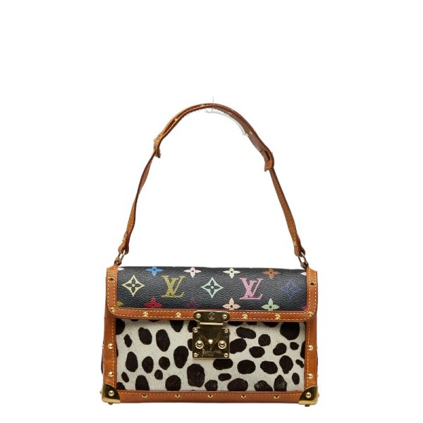 1 0121764 1 Louis Vuitton Monogram Multicolor Sac Dalmatian Shoulder Bag Black White M92825